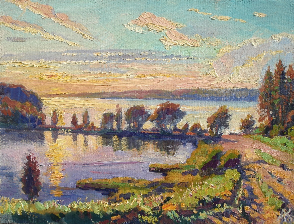 Закат на Волге Закат на Волге