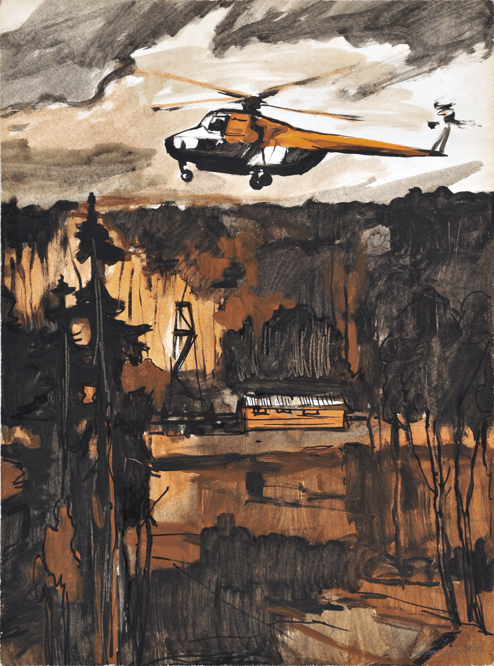 В тайге. Около Сургута. Авторская живопись В тайге. Около Сургута. Авторская живопись