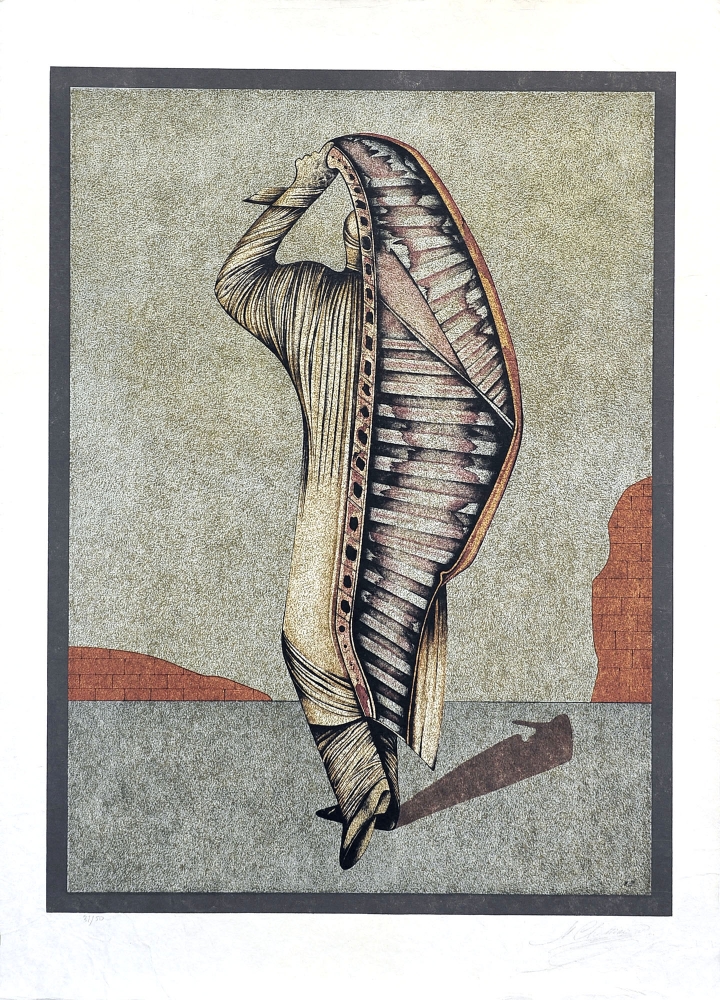 Авторская литография М. Шемякина из цикла "Чрево Парижа", 1977 Авторская литография М. Шемякина из цикла "Чрево Парижа", 1977