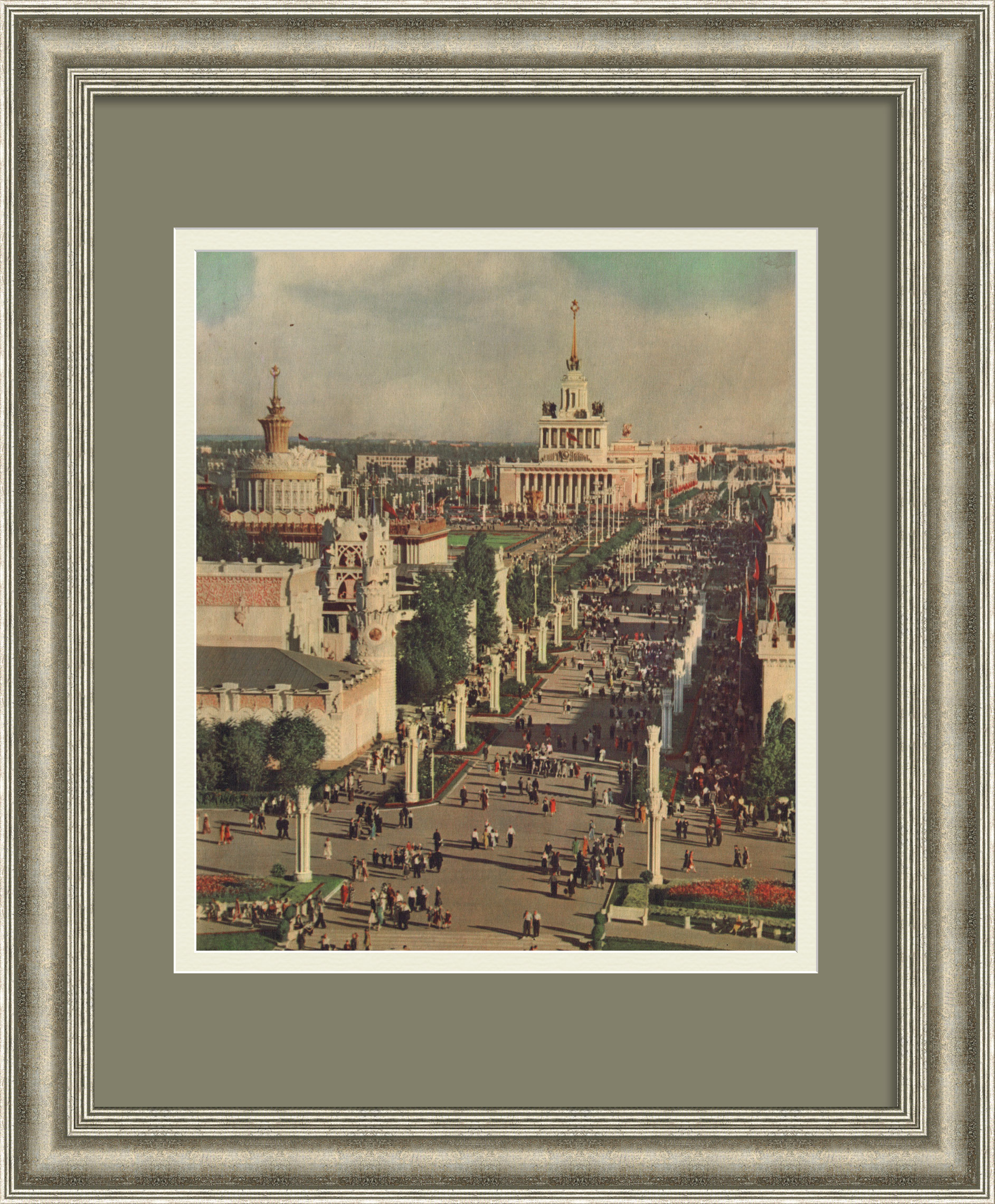 ВДНХ после реконструкции, 1955 год ВДНХ после реконструкции, 1955 год