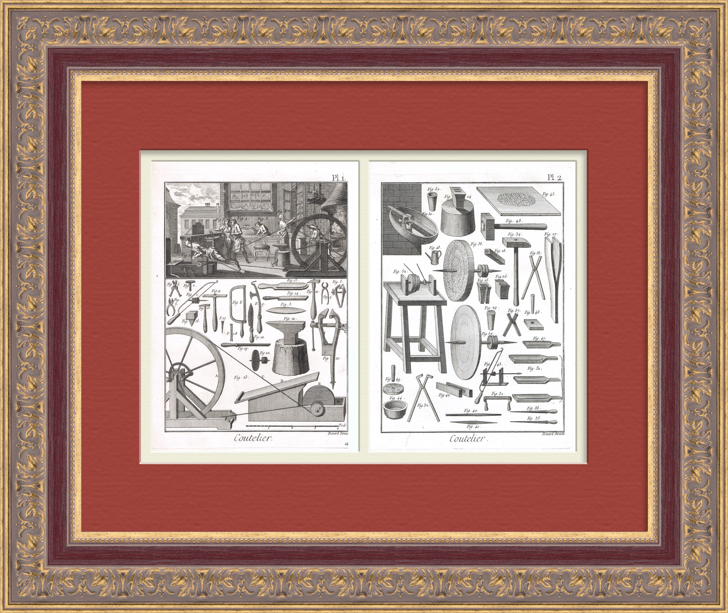 Мастерская ножовщиков и их инструменты. Старинные гравюры Мастерская ножовщиков и их инструменты. Старинные гравюры